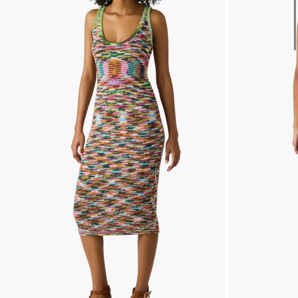 Steve Madden Colorful Knit Midi Dress